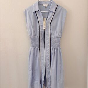 NWT She + Sky Light Blue Sleeveless Dress